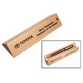 Maple Triangular Single Pen Box